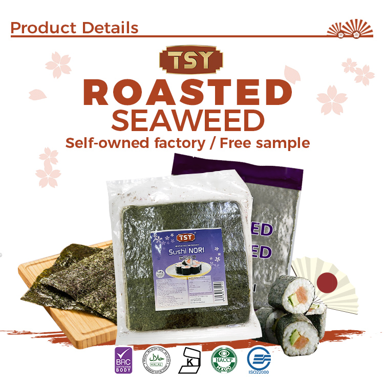 Seaweed Nori Specifications Zeewier Nori -specificaties