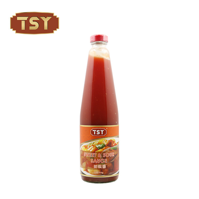 FABRICY China 510G Rijke onderscheidende pasteuze chilisausglazen fles