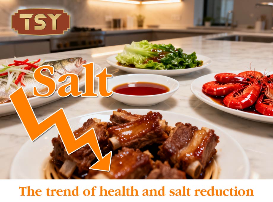 De trend van gezondheid en zoutreductie van sojasaus - in lijn met de moderne trend van gezond eten