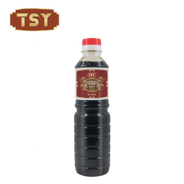 500 ml Chinese donkere sojasaus voor restaurant