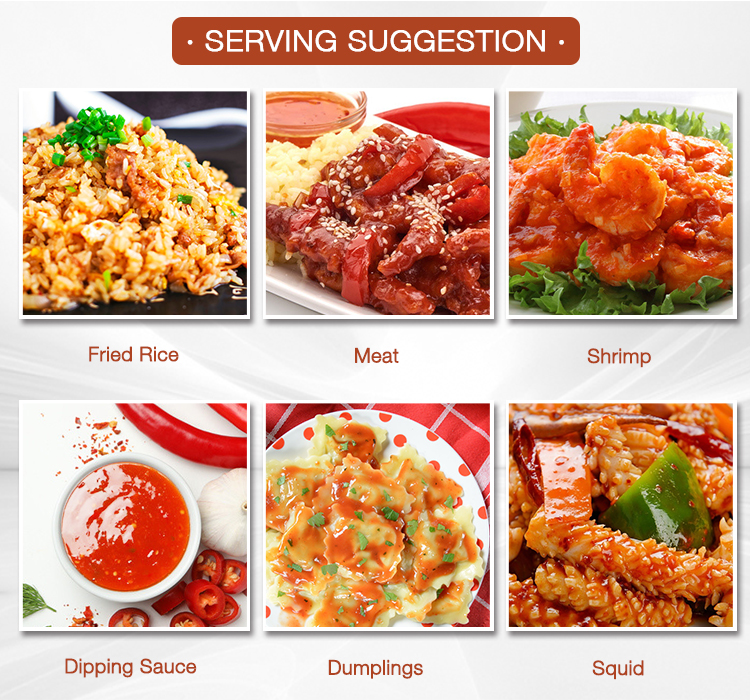 Serveer suggestie - zoete chilisaus