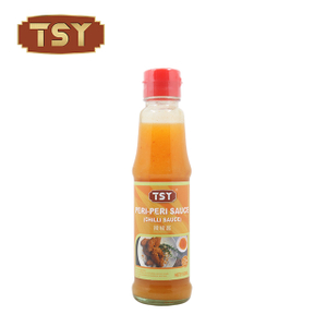 150 ml glazen fles gele chili peri peri hete saus