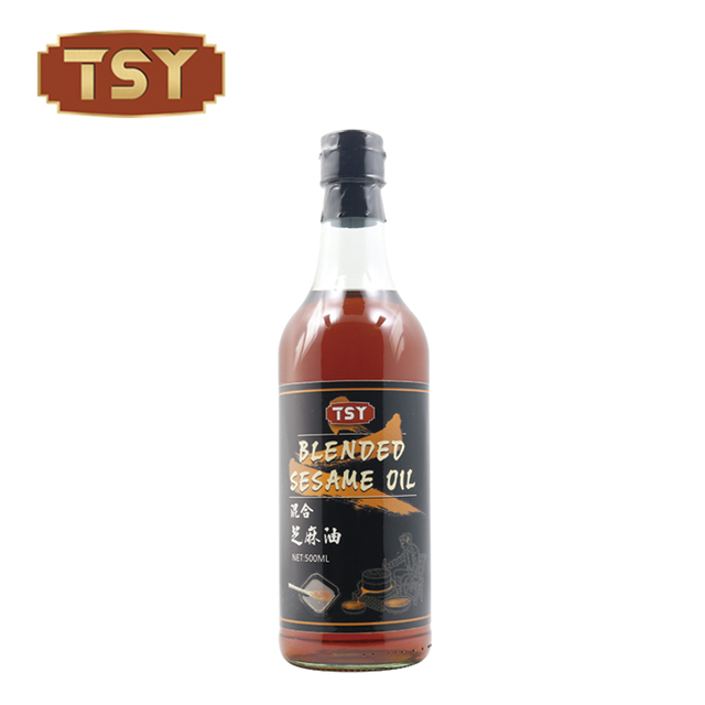 250 ml Hot Sale Glazen fles eetbare kookglengde sesamolie voor supermarkt