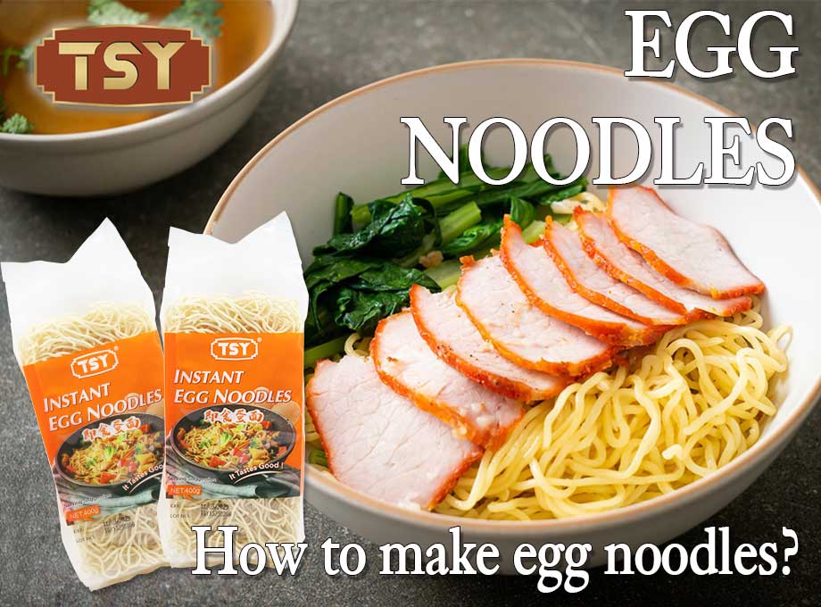 Hoe zelfgemaakte eiernoedels te maken