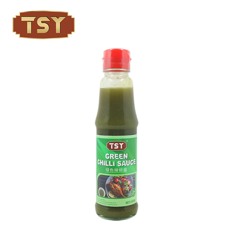 150 ml Chinese productie hete peper groene chilisaus